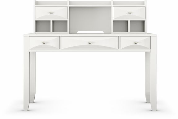 Kids Ivy League 2.0 White Desk and Hutch