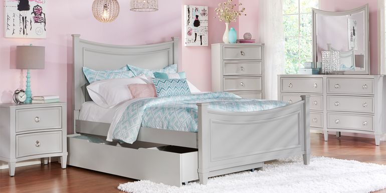 Kids Jaclyn Place Gray Twin Bedroom
