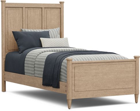 Kids Lindbrook Sand Twin Panel Bed