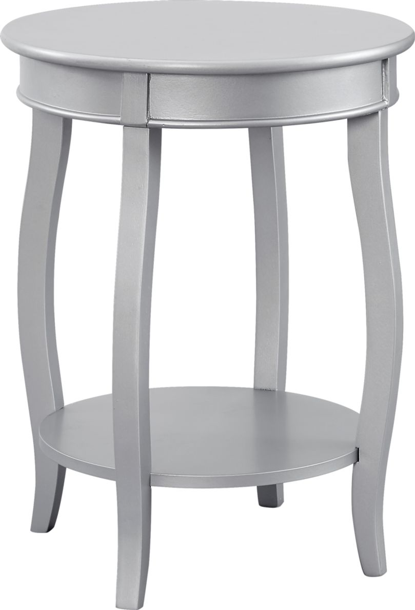 Kids Maliory Silver Accent Table Rooms To Go