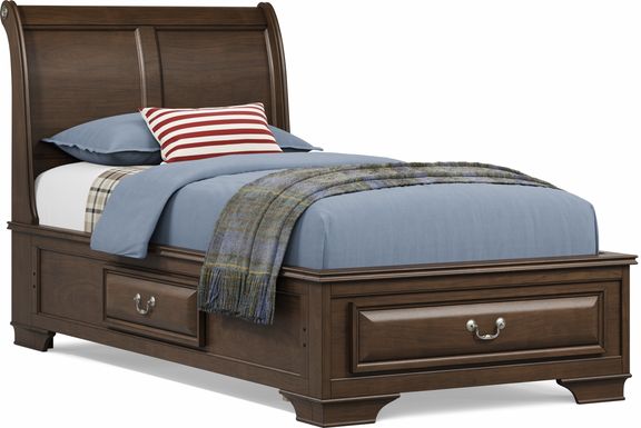 Kids Mill Valley Jr. Cherry 3 Pc Twin Storage Bed