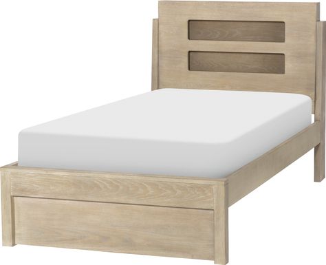 Kids Prism District Brown Twin Panel Bed