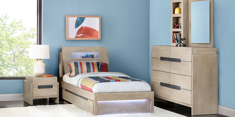 Kids Prism District Brown Full Panel Bedroom