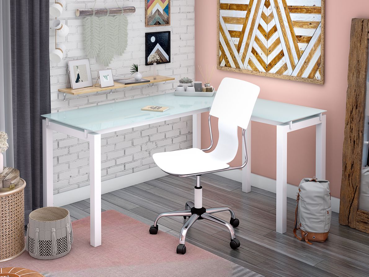 White desk store for kids room