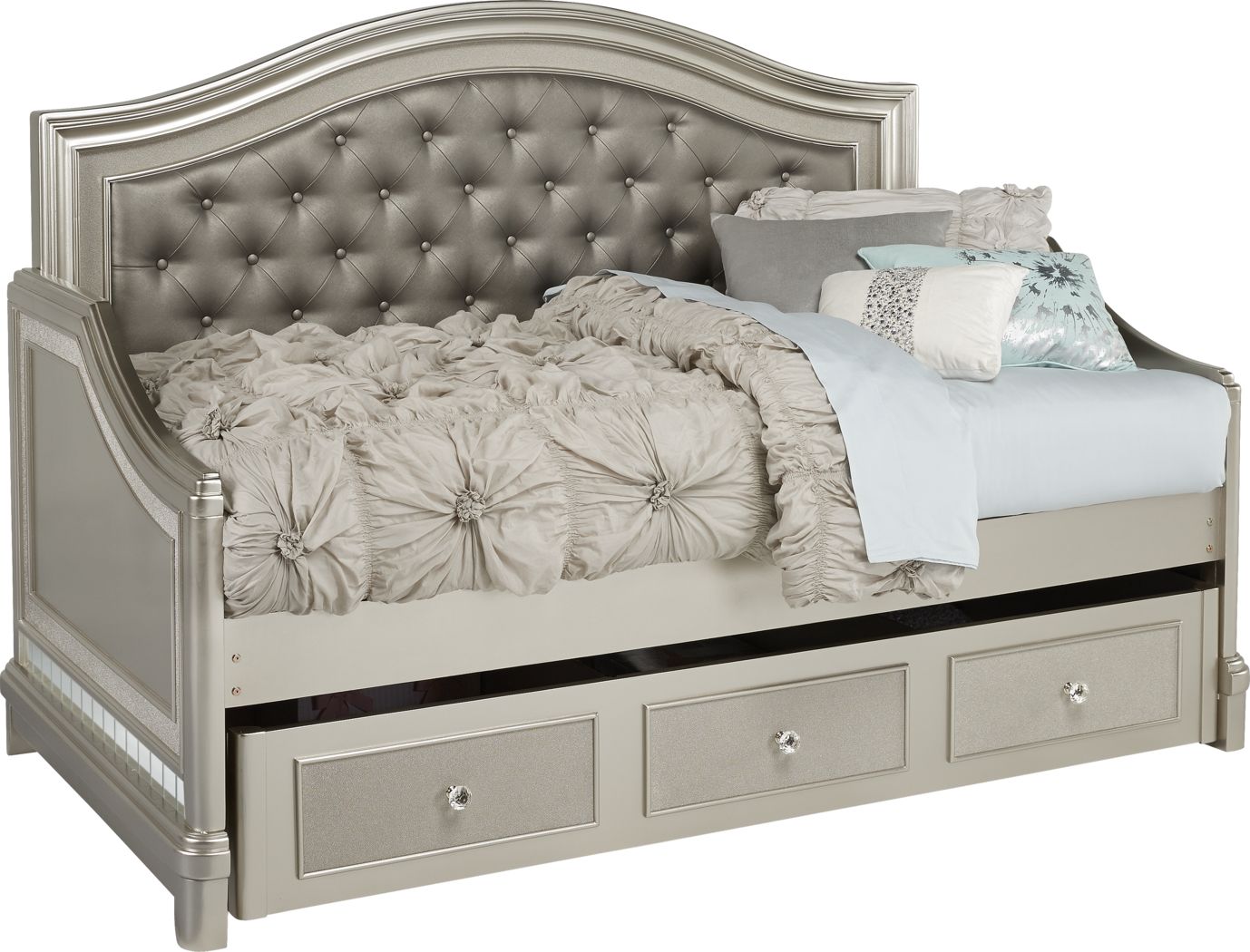 Silver daybed on sale