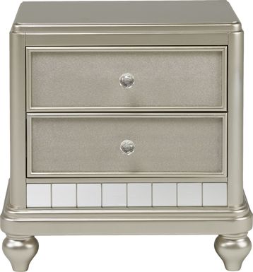 Kids Petit Paris Silver Nightstand