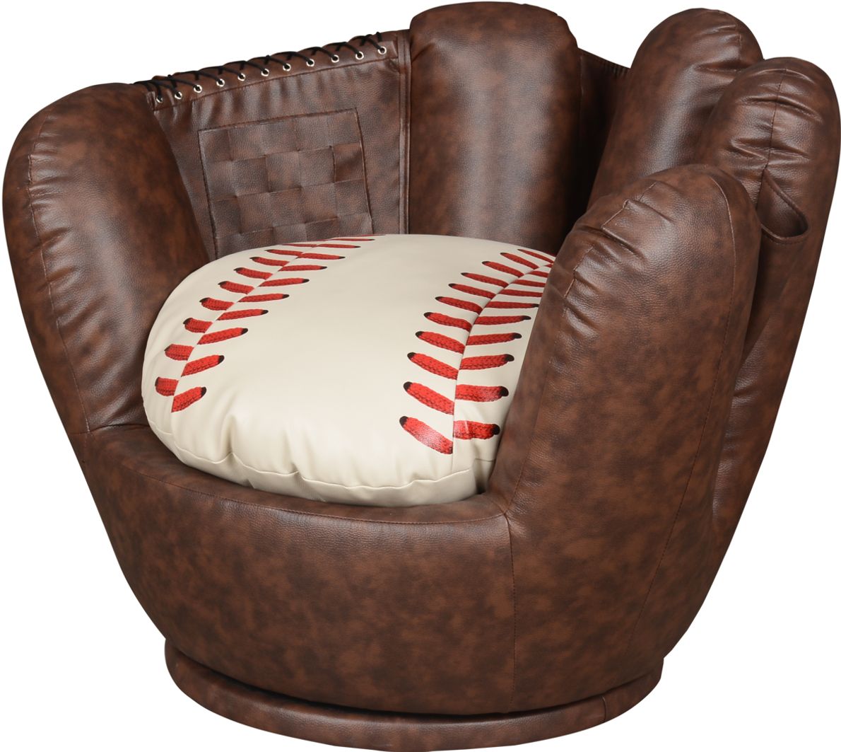 Kids Sports Zone Brown Glove Chair