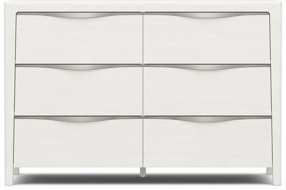 Kids Stardust Pearlized White Dresser