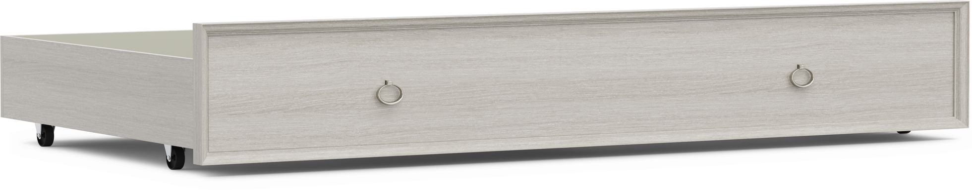 Kids Vivien Wirebrush Gray Twin Storage Trundle