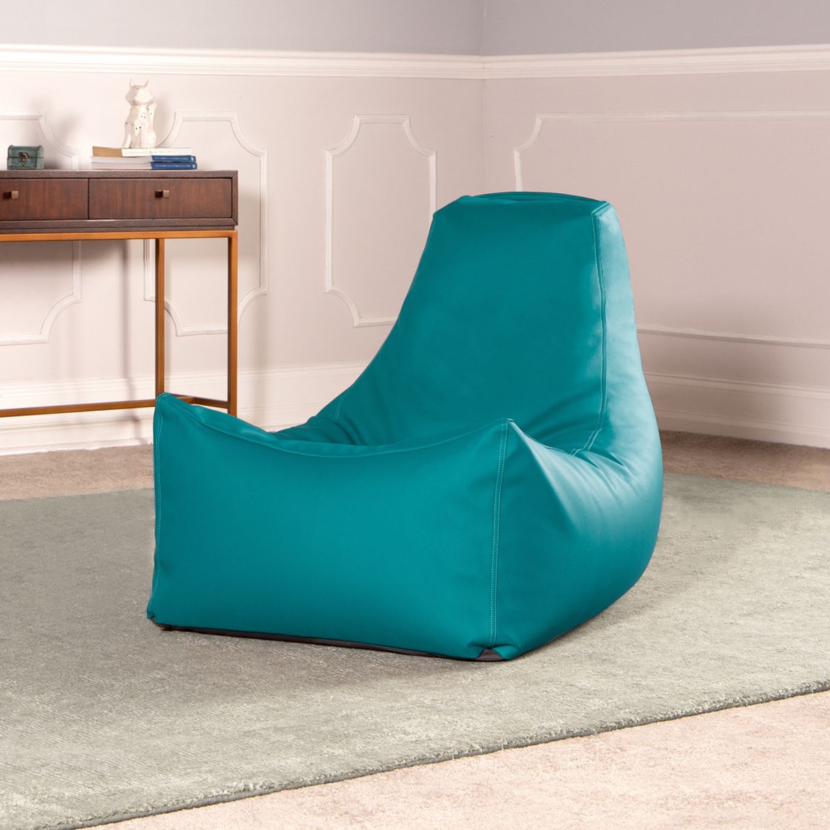 Turquoise bean bag discount chair