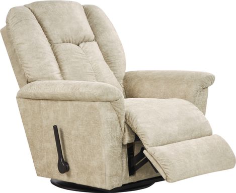 La-Z-Boy Jasper IV Beige Swivel Rocker Recliner