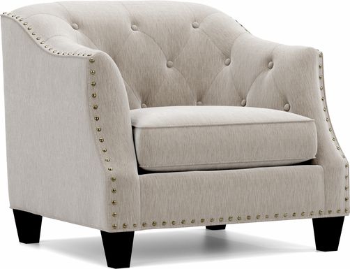 Shelton Platinum Accent Chair