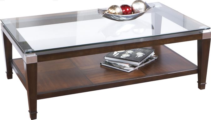 Laketon Walnut Cocktail Table