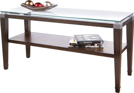 Laketon Walnut Sofa Table