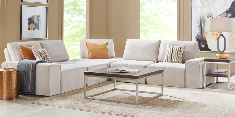 Laney Beige 5 Pc Sectional