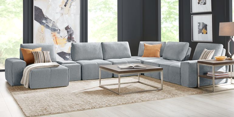 Laney Gray 7 Pc Sectional