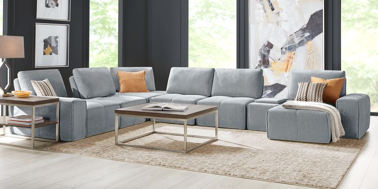 Laney Gray 7 Pc Sectional