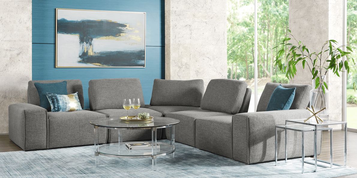 Laney park deals light grey sectional