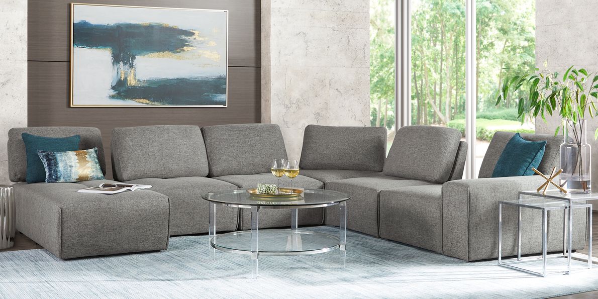 Launi gray deals 5 pc sectional