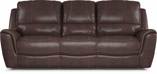 Lanzo Merlot Leather 7 Pc Living Room, Merlot Leather Sofa
