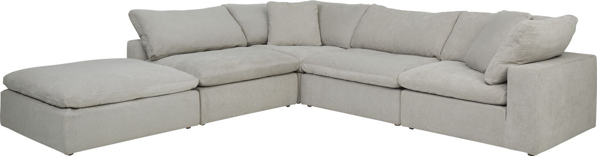 Launi gray store 5 pc sectional