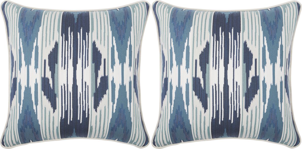 Outdoor ikat outlet pillows