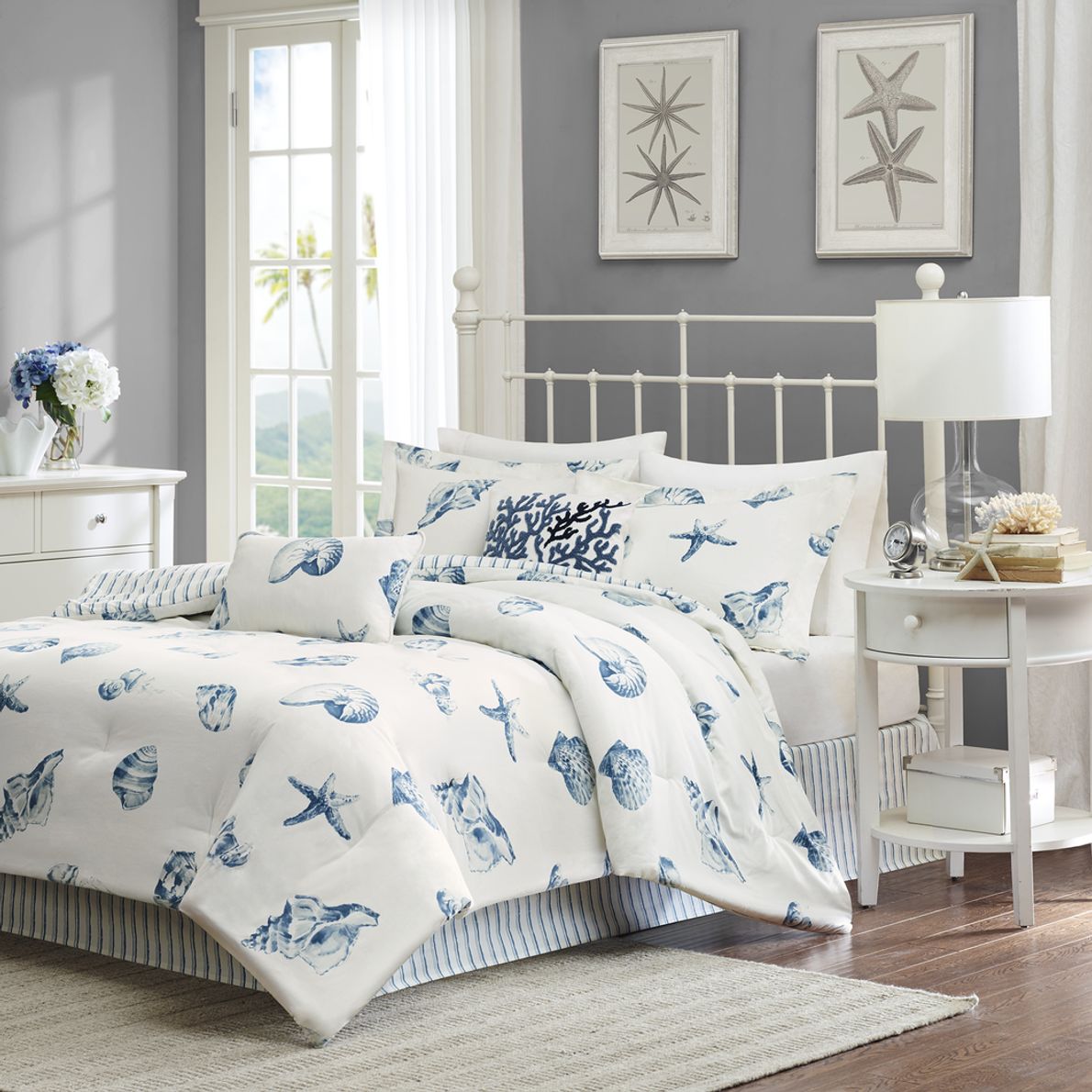 Nautical queen store comforter sets