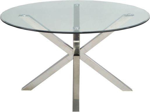 Linton Park Silver Round Dining Table