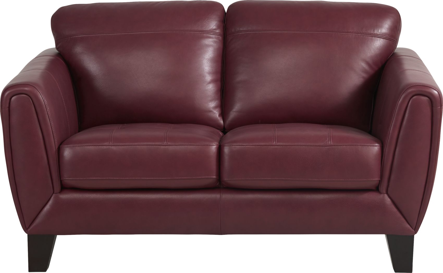 Lane leather deals loveseat