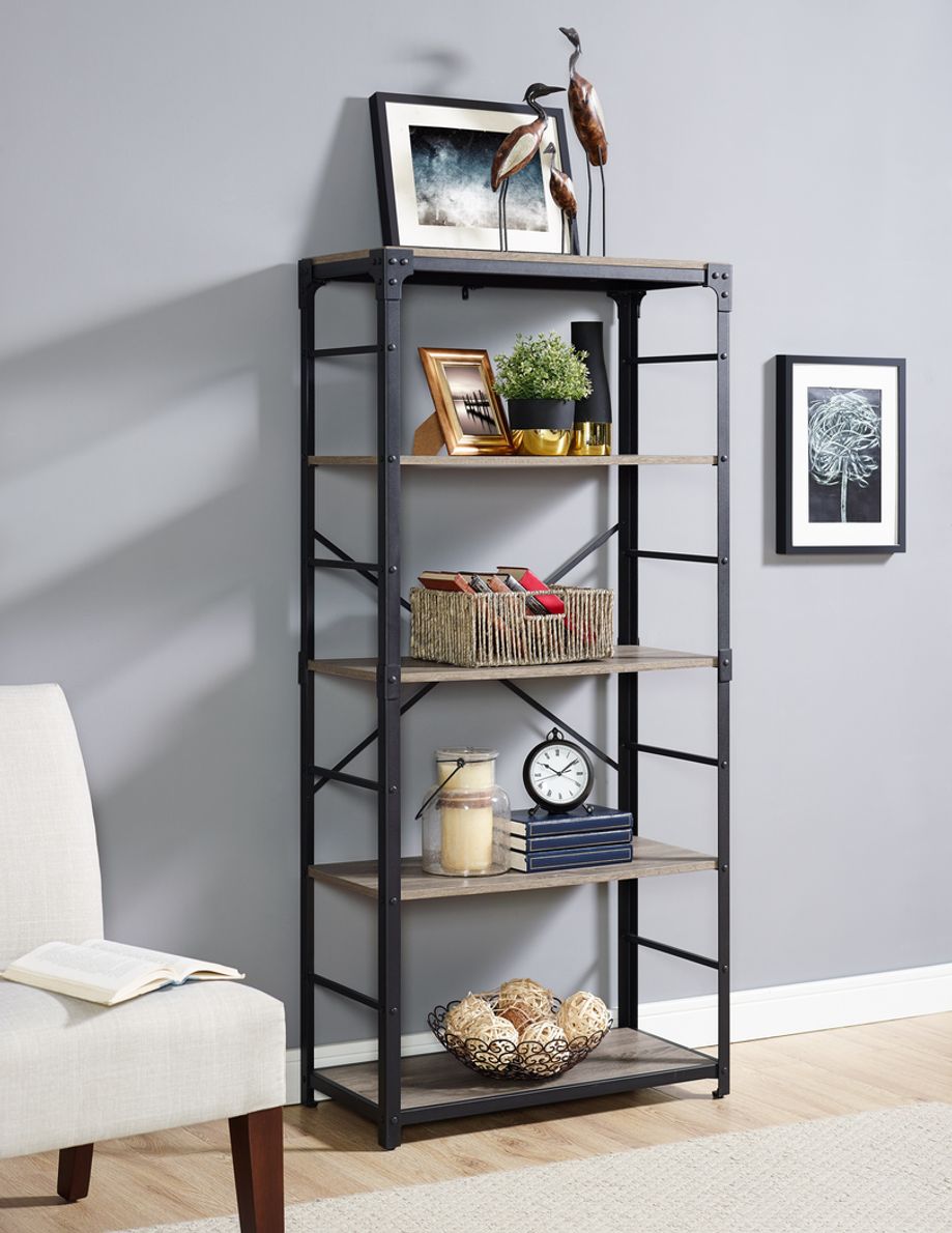 Driftwood bookcase on sale