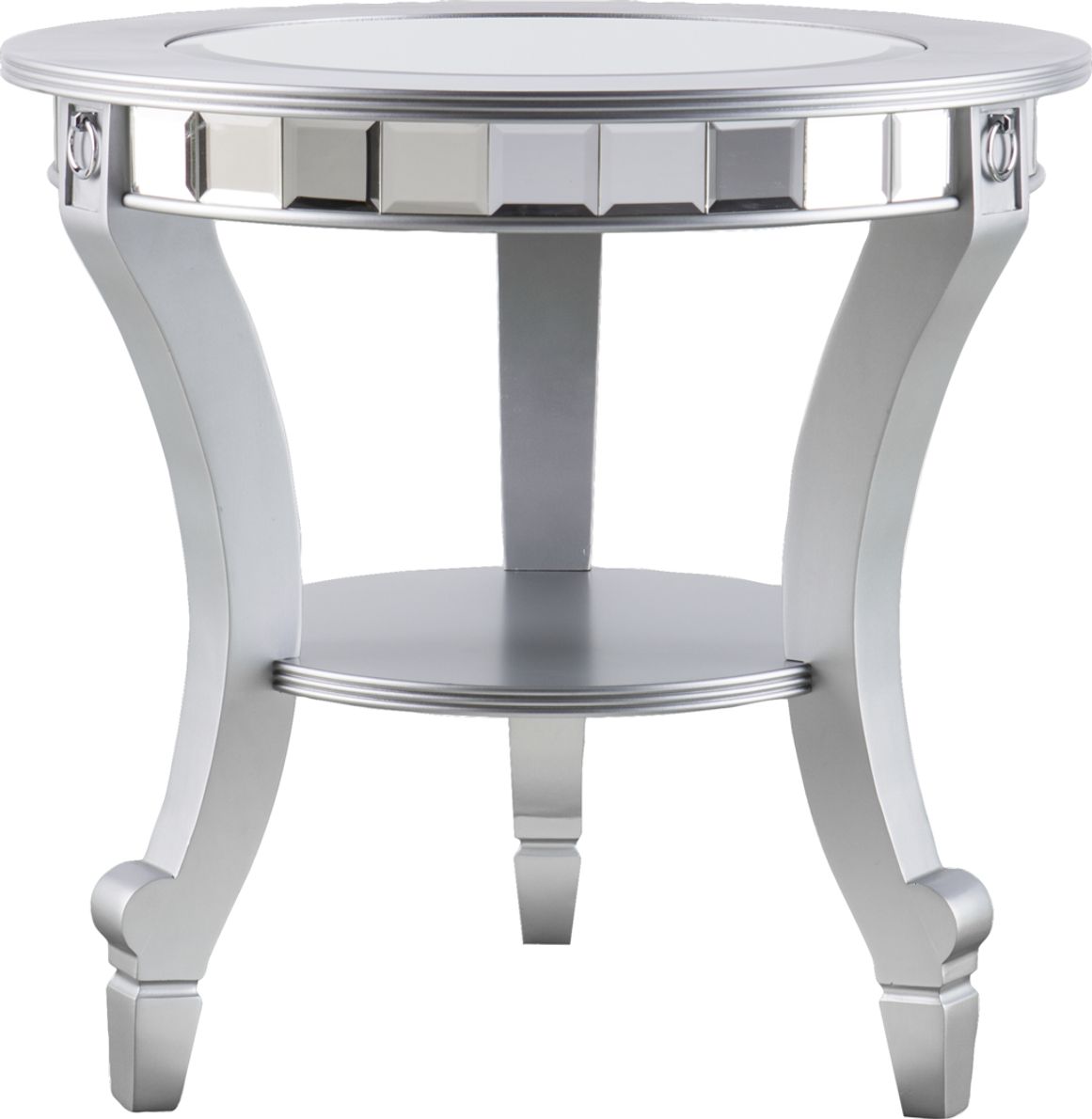 Silver orchid olivia mirrored deals accent table