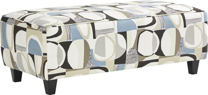 Marisol Bay Beige Ottoman