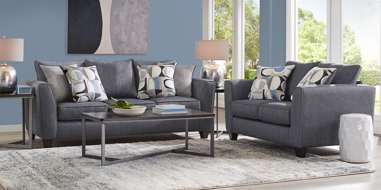 Marisol Bay Denim 2 Pc Living Room