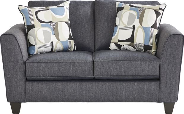 Marisol Bay Denim Loveseat