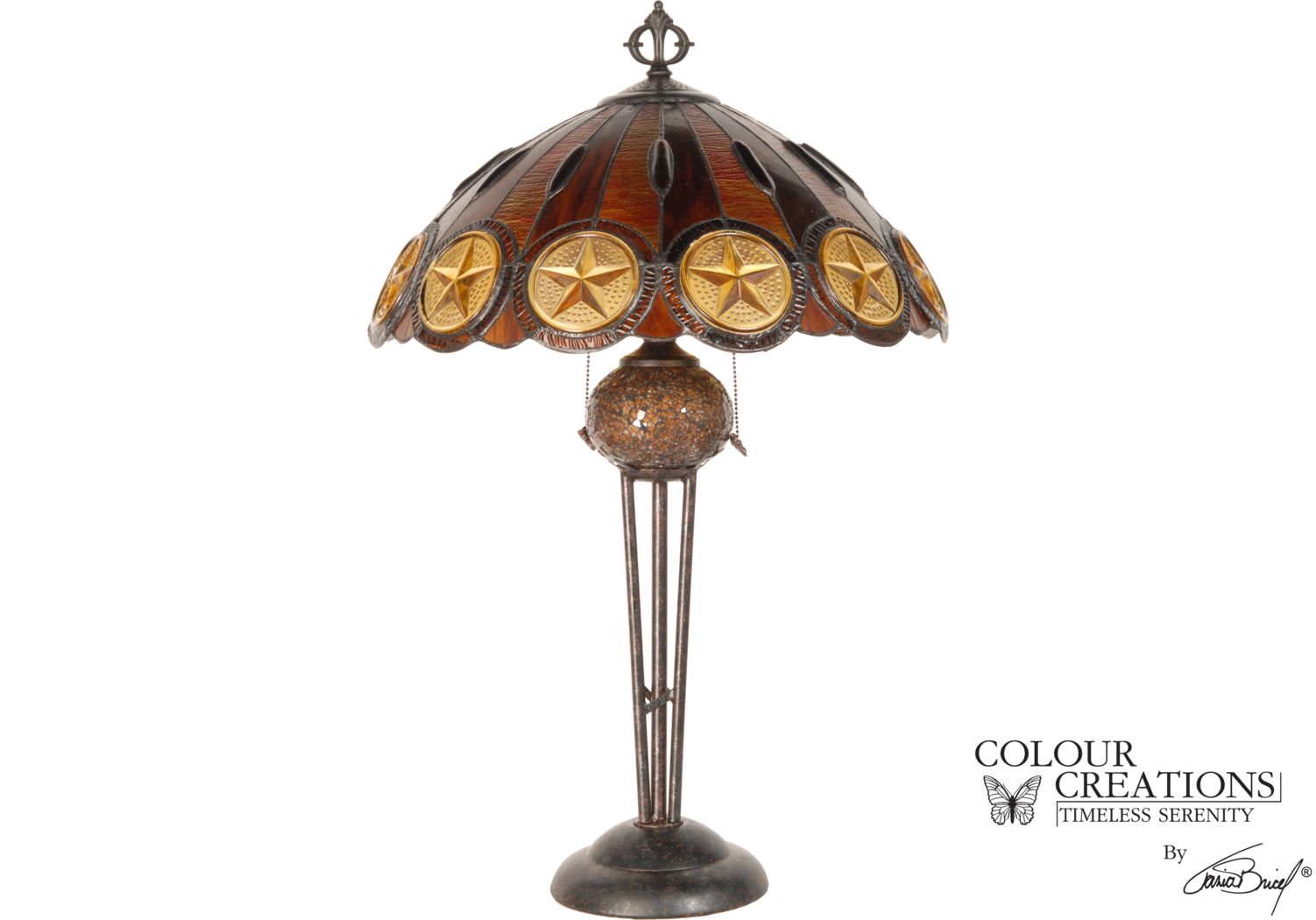 Colour creations deals tiffany lamps