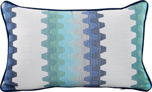 Accordion Geo Seaport Indoor/Outdoor Accent Pillow