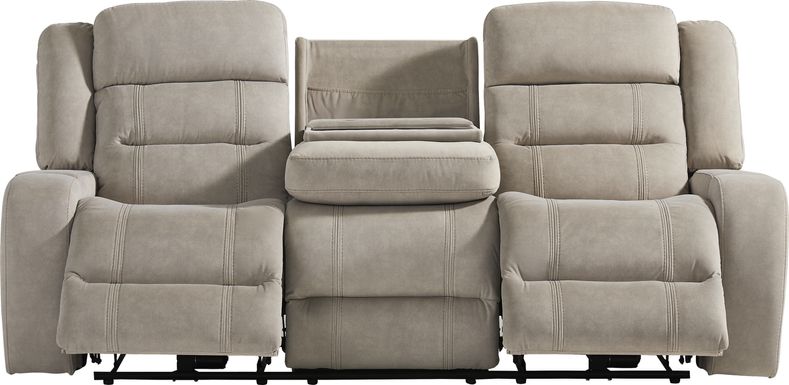 McKinley Beige Power Reclining Sofa