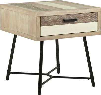 Midtown Loft Natural End Table