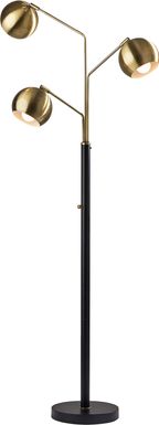 Milburn Summit Brass Floor Lamp