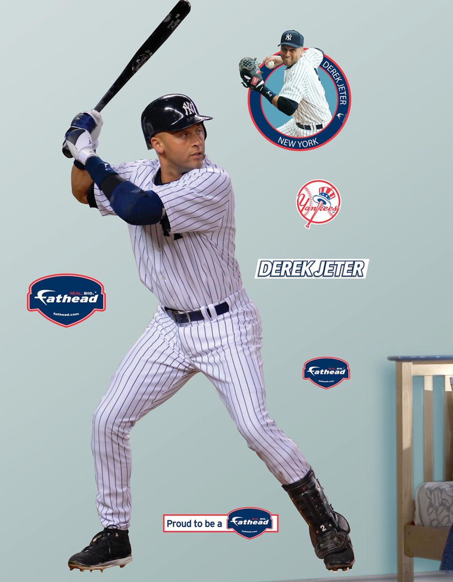 Derek Jeter 2 5PCS Stickers for Background Living Room Home