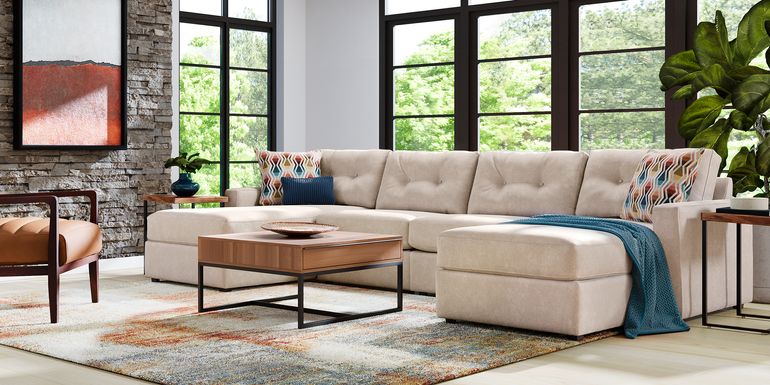 ModularOne Beige 4 Pc Sectional