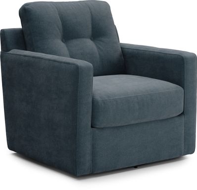 ModularOne Indigo Swivel Accent Chair