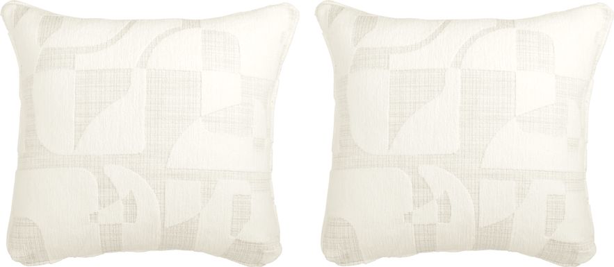 ModularThree White Pillow, Set of 2