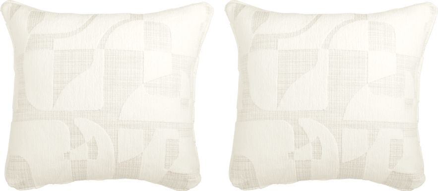 ModularThree White Pillow, Set of 2