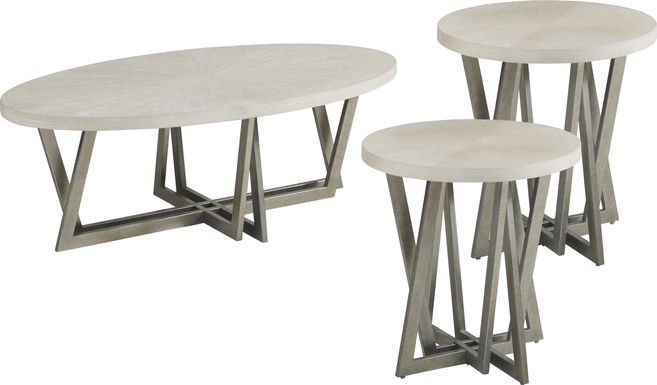 Mona Vale Champagne 3 Pc Table Set