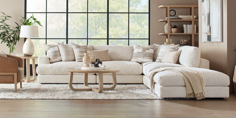 Montecito White 5 Pc Sectional