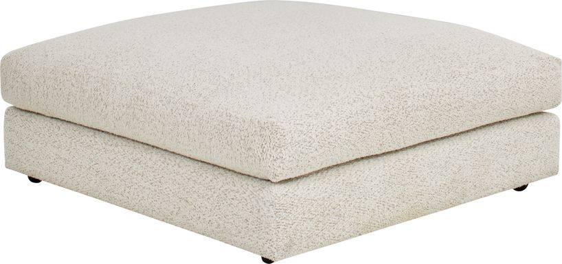 Montecito White Ottoman