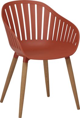 Nassau Orange Outdoor Side Chair