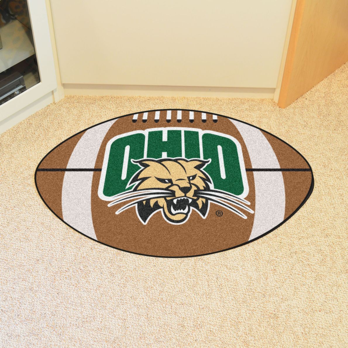 Nfl Football Mascot Brown Rug - Rooms To Go