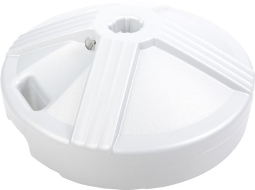 Neala White 50 lb. Umbrella Base